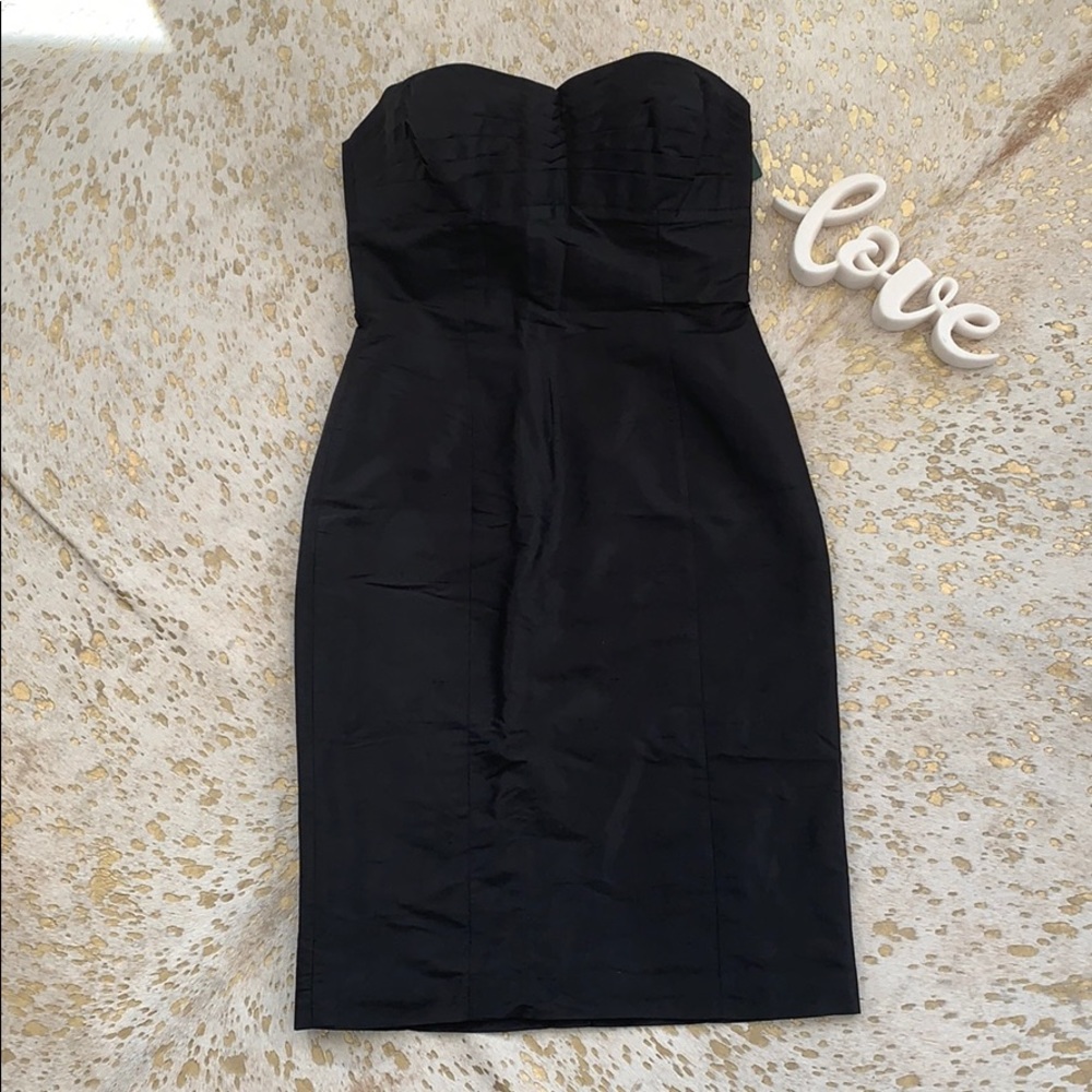 Black strapless Ralph Lauren evening dress